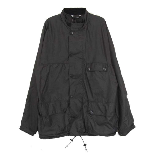 ビーバー コーデュロイ切替 ナイロン ジャケット イギリス製 ブラック系 M【中古】
