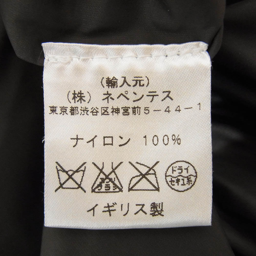 ビーバー コーデュロイ切替 ナイロン ジャケット イギリス製 ブラック系 M【中古】