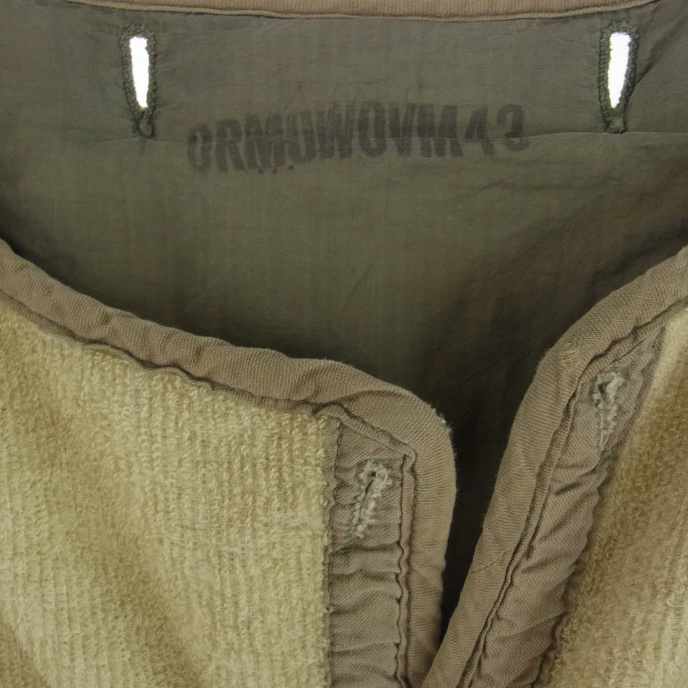 ミリタリー U.S.ARMY M-51 PARKA LINER ウール パイル ライナー ジャケット カーキ系【中古】