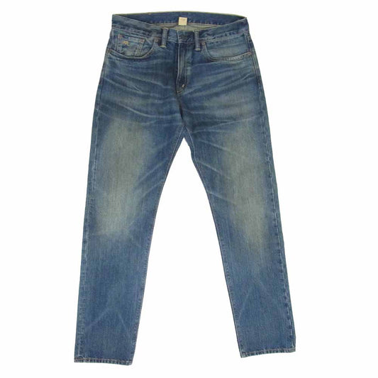 RRL ダブルアールエル 9832 ストレート デニム パンツ メキシコ製 インディゴブルー系 30【中古】