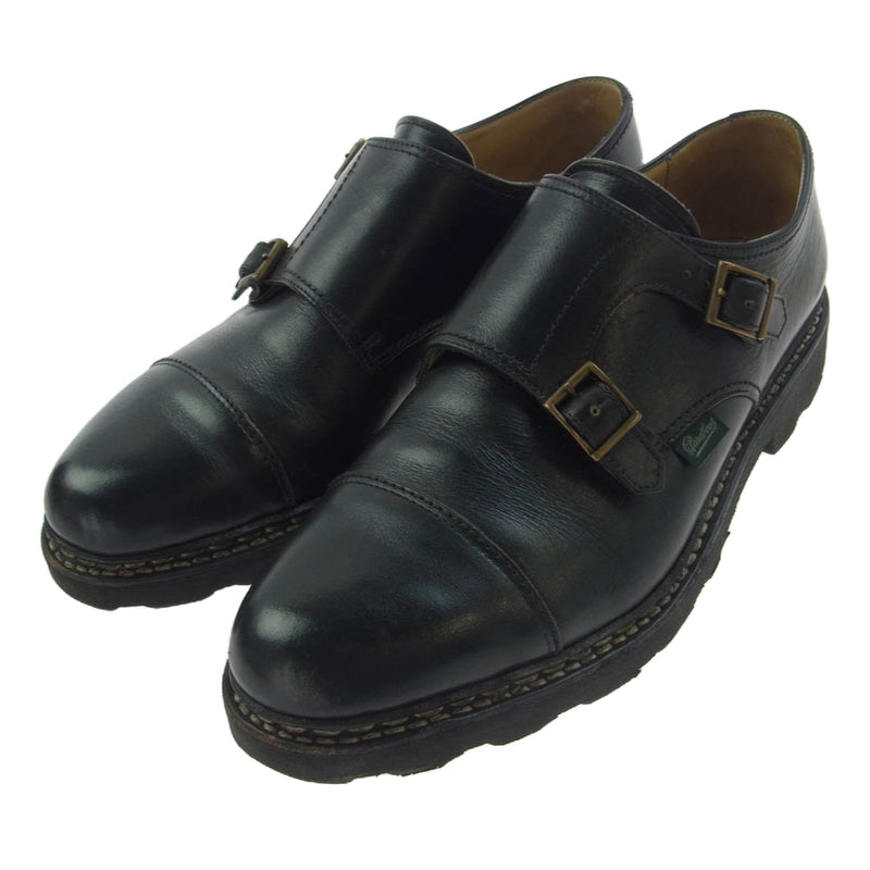 Paraboot パラブーツ 981412 WILLIAM ウィリアム MARCHE II SOLE レザー ビジネス シューズ ブラック系 8【中古】