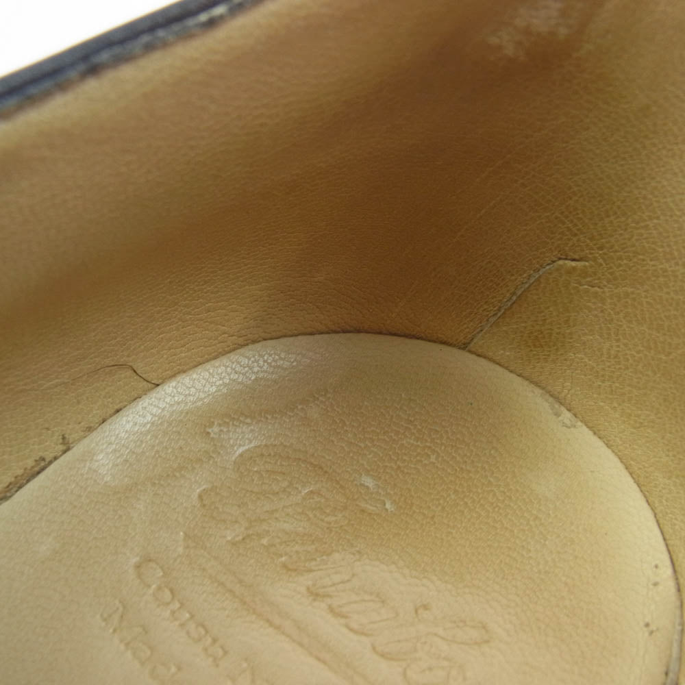 Paraboot パラブーツ 981412 WILLIAM ウィリアム MARCHE II SOLE レザー ビジネス シューズ ブラック系 8【中古】