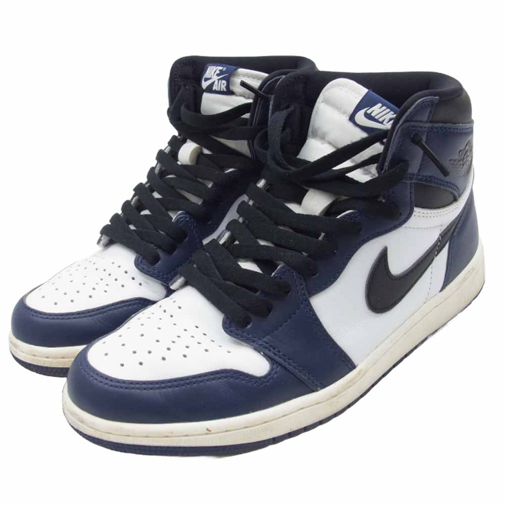 NIKE ナイキ DZ5485-401 Air Jordan 1 Retro High OG Midnight Navy エアジョーダン1 レトロ ハイ OG ミッド ナイト ネイビー ネイビー系 26.5cm【中古】