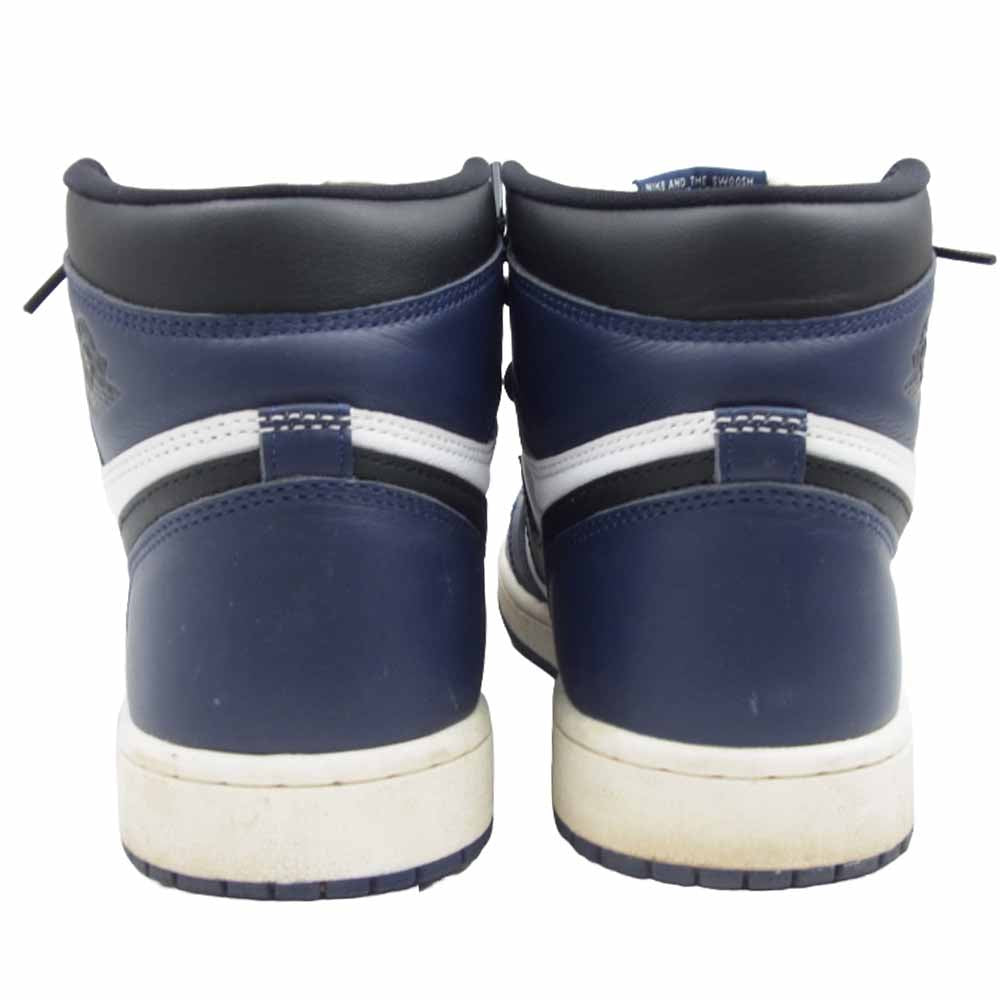 NIKE ナイキ DZ5485-401 Air Jordan 1 Retro High OG Midnight Navy エアジョーダン1 レトロ ハイ OG ミッド ナイト ネイビー ネイビー系 26.5cm【中古】
