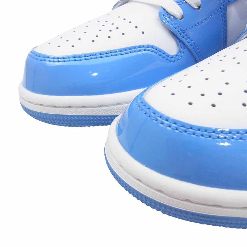 NIKE ナイキ FZ2138-114 Air Jordan 1 Low SE Legend Blue エアジョーダン1 ロー レジェンドブルー スニーカー ホワイト系 ライトブルー系 26.5cm【極上美品】【中古】