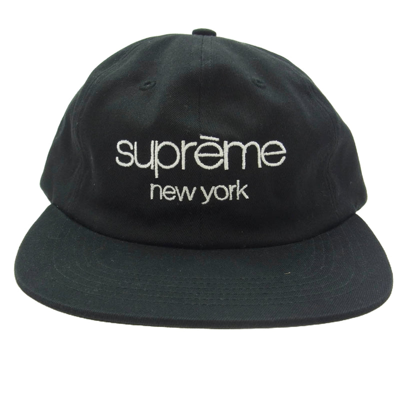 Supreme シュプリーム 17SS Multi Color Twill Classic Logo 6-Panel Cap ツイル ロゴ キャップ ブラック系【中古】