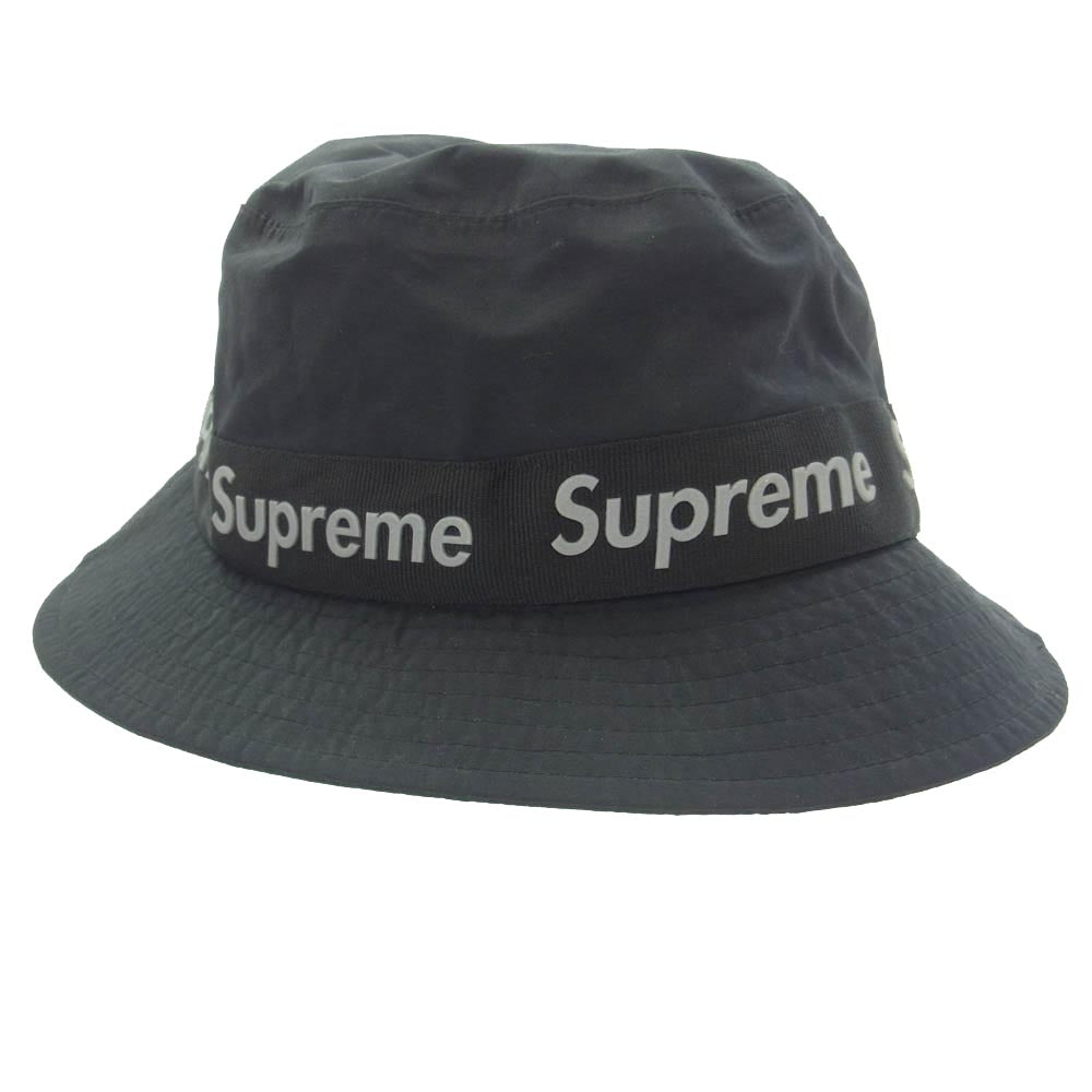 Supreme シュプリーム 17AW Taped Seam Crusher Hat  テープド シーム クラッシャー ハット 帽子 ブラック系 S/M【中古】