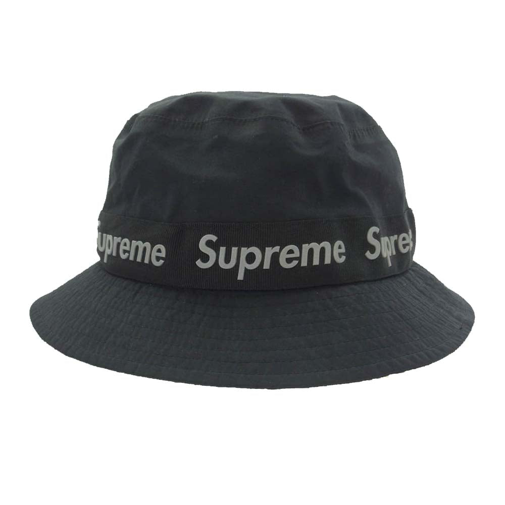 Supreme シュプリーム 17AW Taped Seam Crusher Hat  テープド シーム クラッシャー ハット 帽子 ブラック系 S/M【中古】