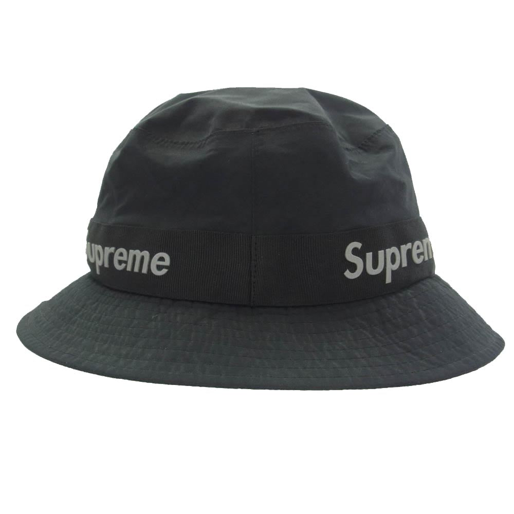 Supreme シュプリーム 17AW Taped Seam Crusher Hat  テープド シーム クラッシャー ハット 帽子 ブラック系 S/M【中古】