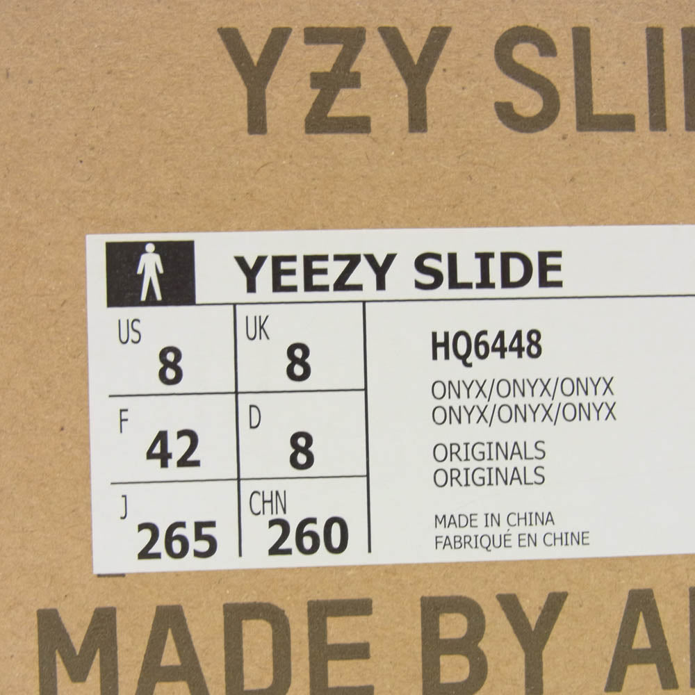 adidas アディダス HQ6448 YEEZY Slide Onyx イージースライド オニキス サンダル ブラック系 26.5cm【中古】