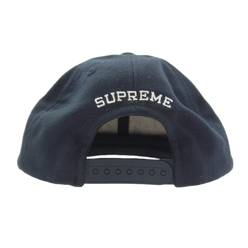 Supreme シュプリーム 19SS Beaded 6-Panel Cap ビーズ 6パネル キャップ ネイビー系【中古】