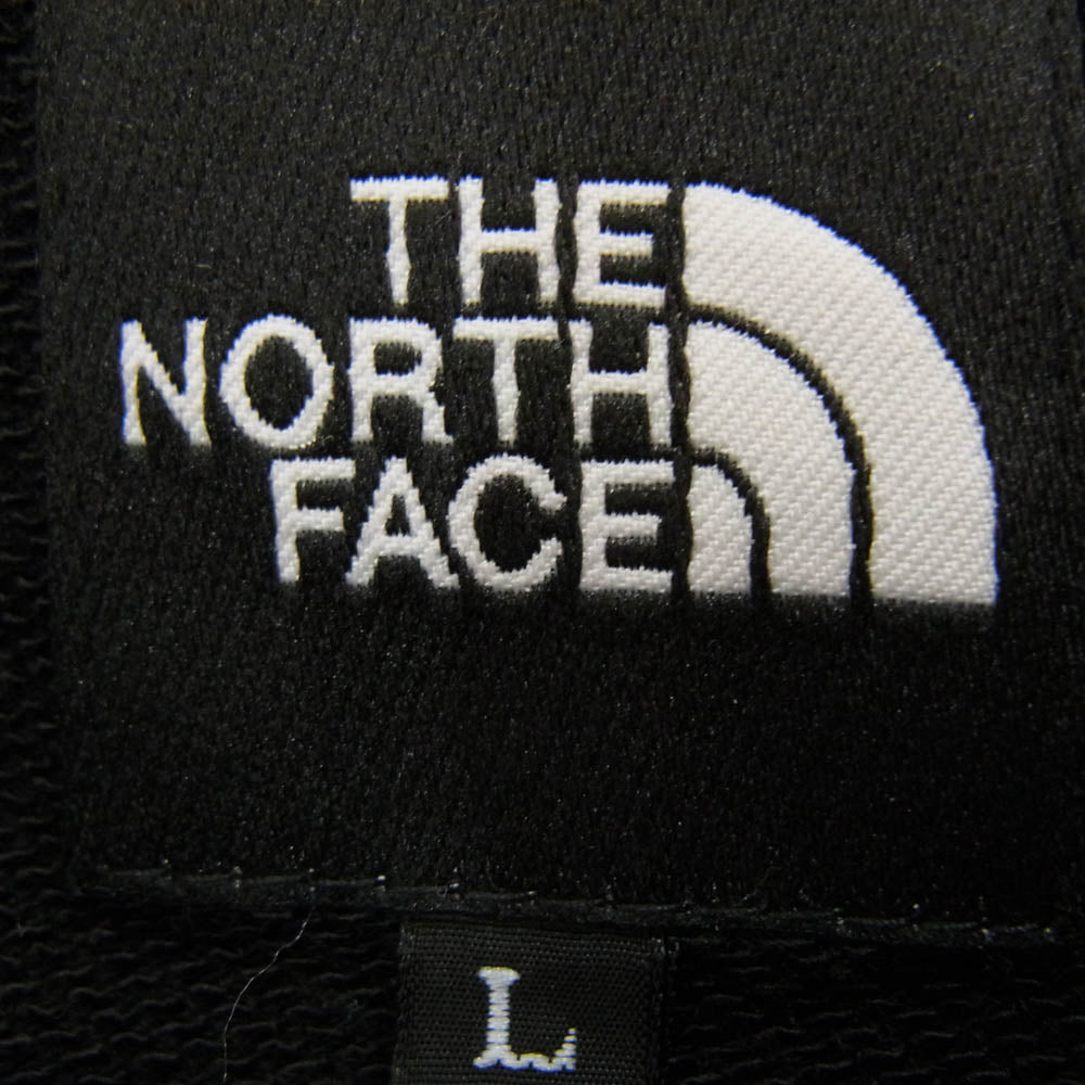 THE NORTH FACE ノースフェイス NT11832 SQUARE LOGO CREW スクエアロゴ クルー スウェット ブラック系 L【中古】