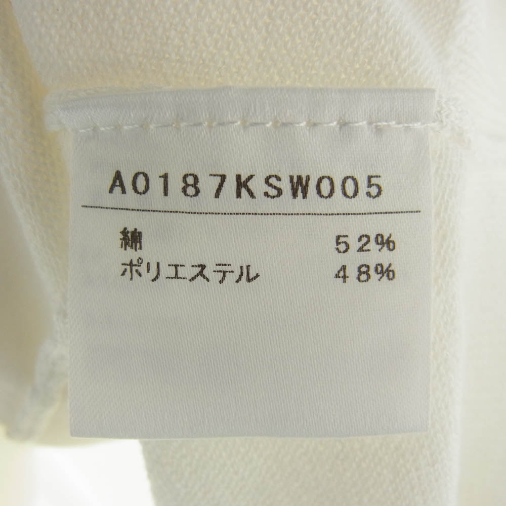 ティアラ Vネック ニット セーター ホワイト系 サイズ表記不明【中古】