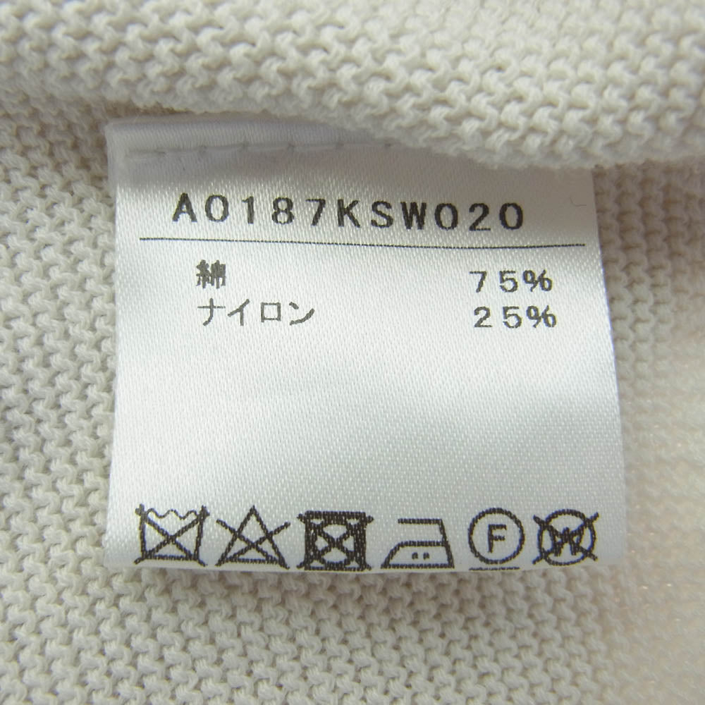 ティアラ Vネック ニット セーター ホワイト系 サイズ表記不明【中古】