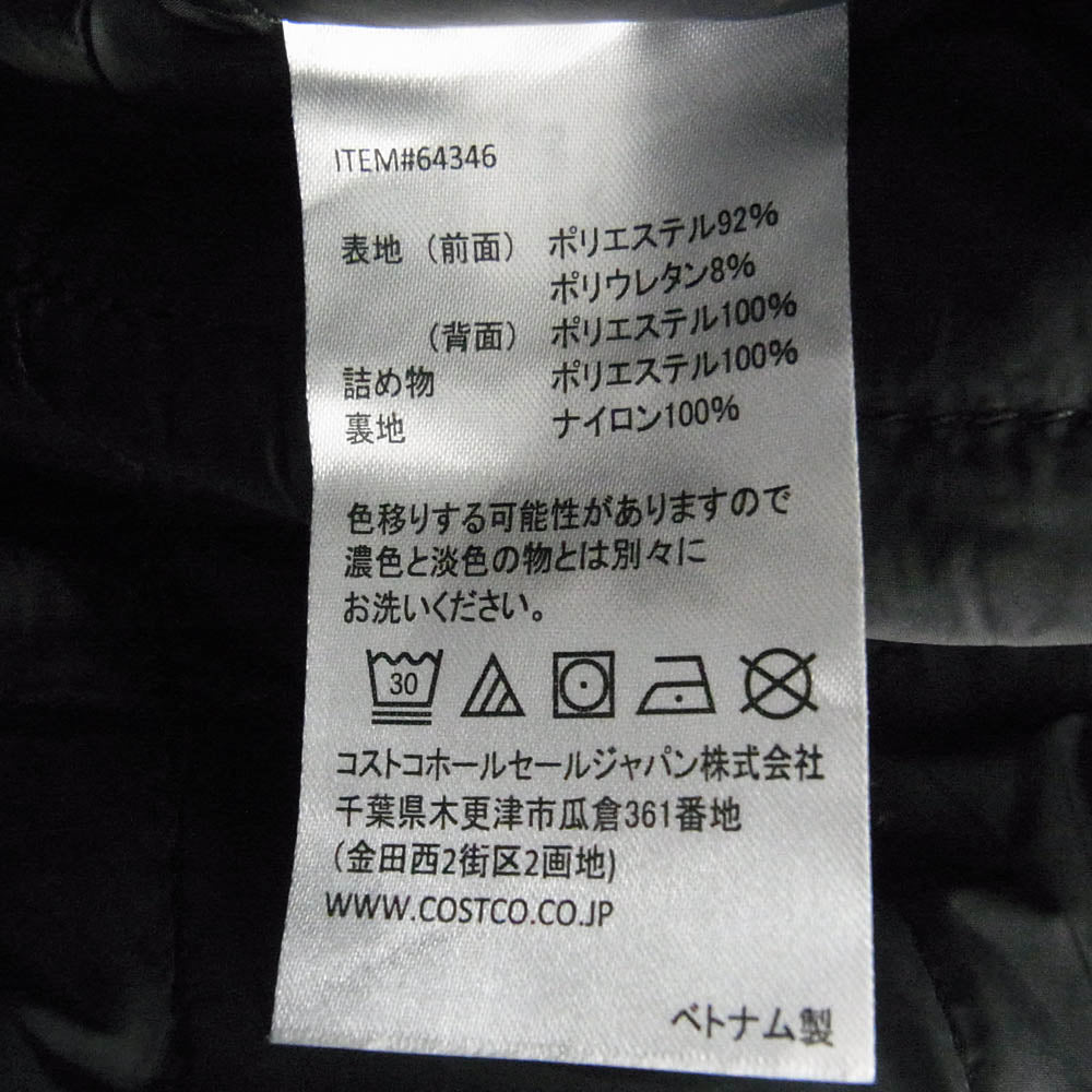 CALVIN KLEIN カルバンクライン ライナー 脱着式 中綿ジャケット ブラック系 XL【美品】【中古】