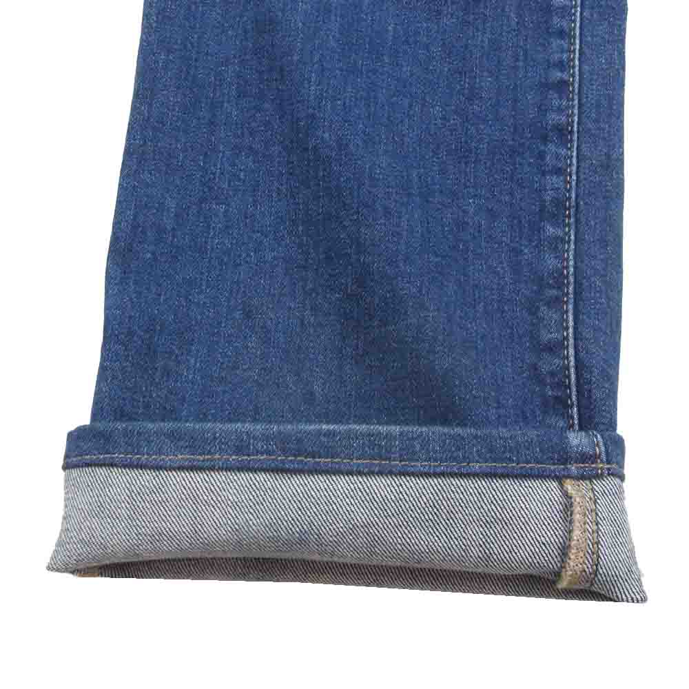 マックスマーラステュディオ ストレート デニムパンツ インディゴブルー系 34【中古】