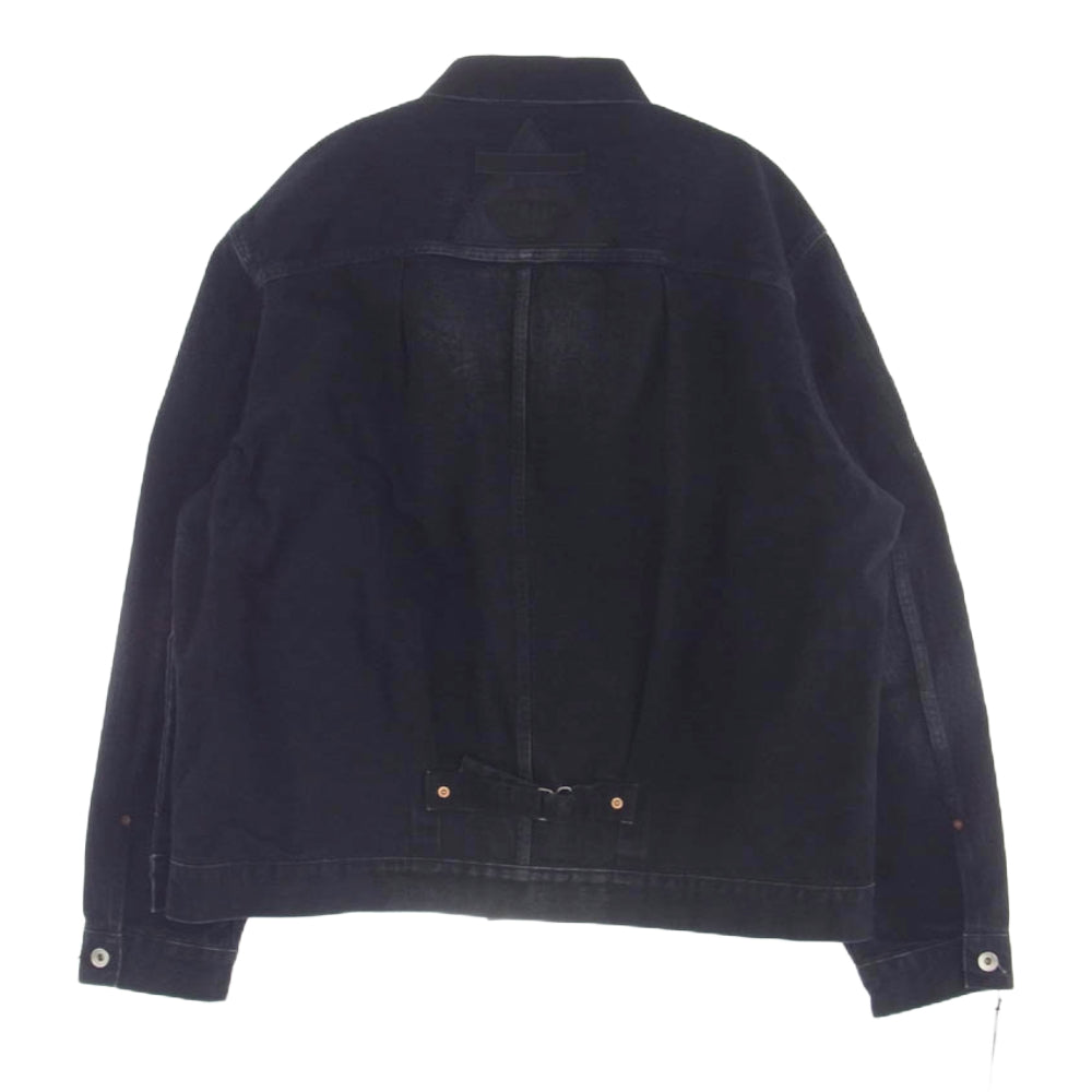 Sacai サカイ 24-03525M × Gonz ゴンズ BEYONDEXX Denim Jacket  デニム ジャケット ブラック系 4【新古品】【未使用】【中古】