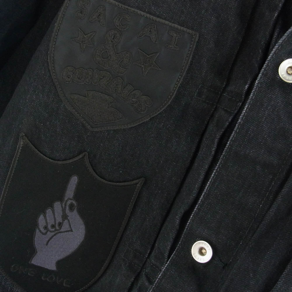Sacai サカイ 24-03525M × Gonz ゴンズ BEYONDEXX Denim Jacket デニム