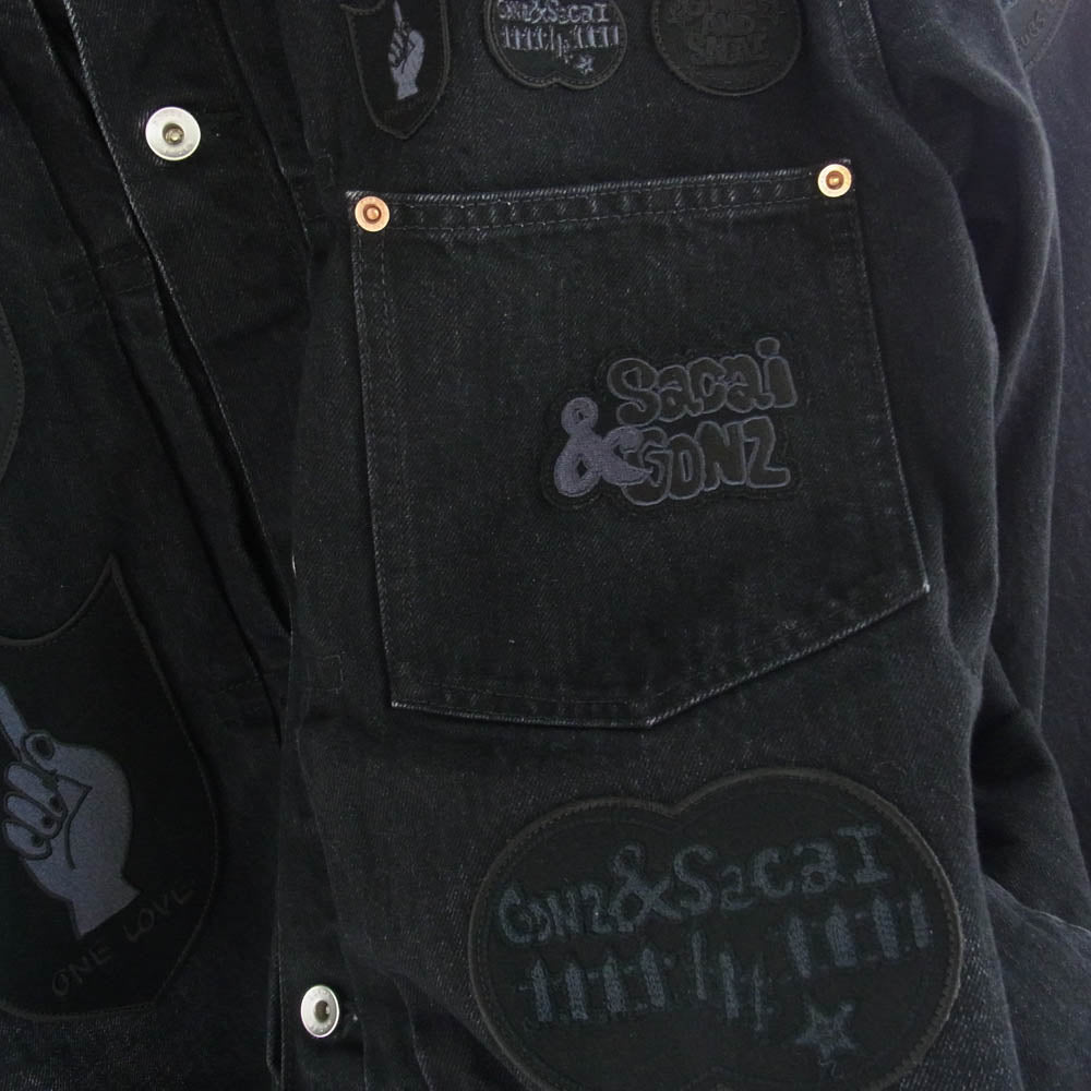 Sacai サカイ 24-03525M × Gonz ゴンズ BEYONDEXX Denim Jacket デニム