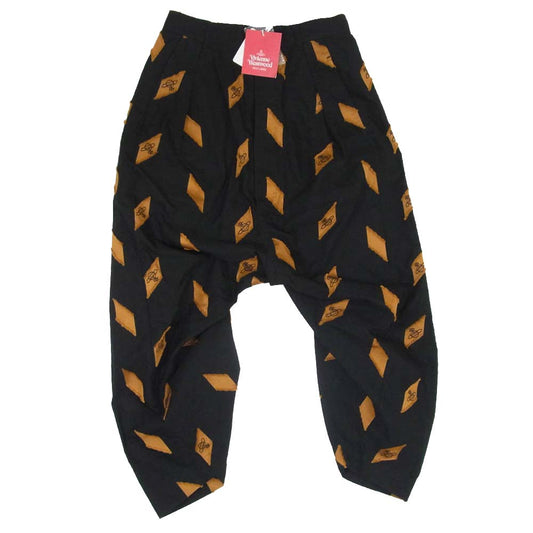 Vivienne Westwood ヴィヴィアンウエストウッド 16-12-731008-00 RED LABEL オーブデザイン サルエル パンツ ブラック系 00 【中古】