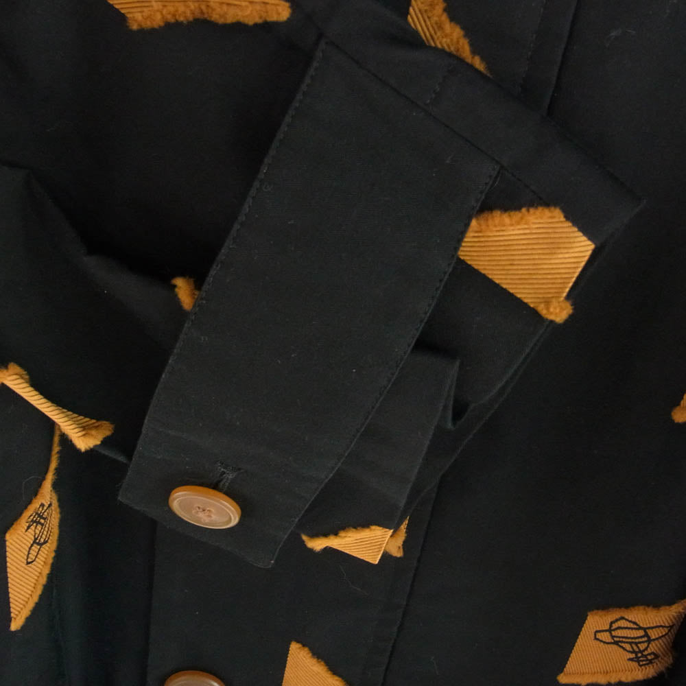 Vivienne Westwood ヴィヴィアンウエストウッド 16-12-431007-00 RED LABEL オーブデザイン ハイネック ジップアップ ブルゾン ブラック系 M【中古】