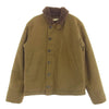 TENDERLOIN テンダーロイン T-1 U.S.NAVY アルパカウールボア N-1 デッキ ジャケット ブラウン系 38【中古】