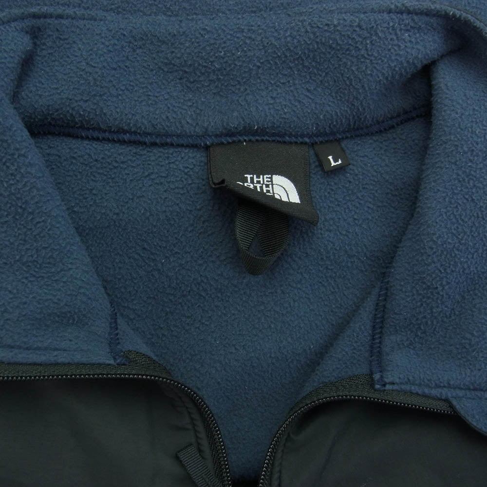 THE NORTH FACE ノースフェイス NL71904 MOUNTAIN VERSA MICRO JACKET マウンテン バーサ マイクロ ジャケット フリース ネイビー系 L【中古】