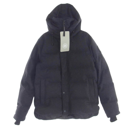 CANADA GOOSE カナダグース 3804M1 MacMillan Parka Wool マクミランパーカ ウール ダウンジャケット ダークグレー系 S【中古】