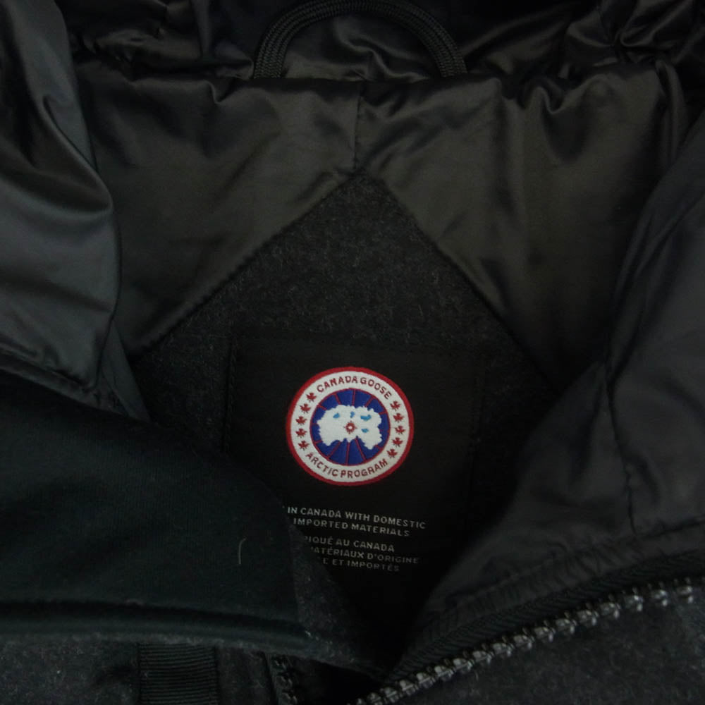 CANADA GOOSE カナダグース 3804M1 MacMillan Parka Wool マクミランパーカ ウール ダウンジャケット ダークグレー系 S【中古】