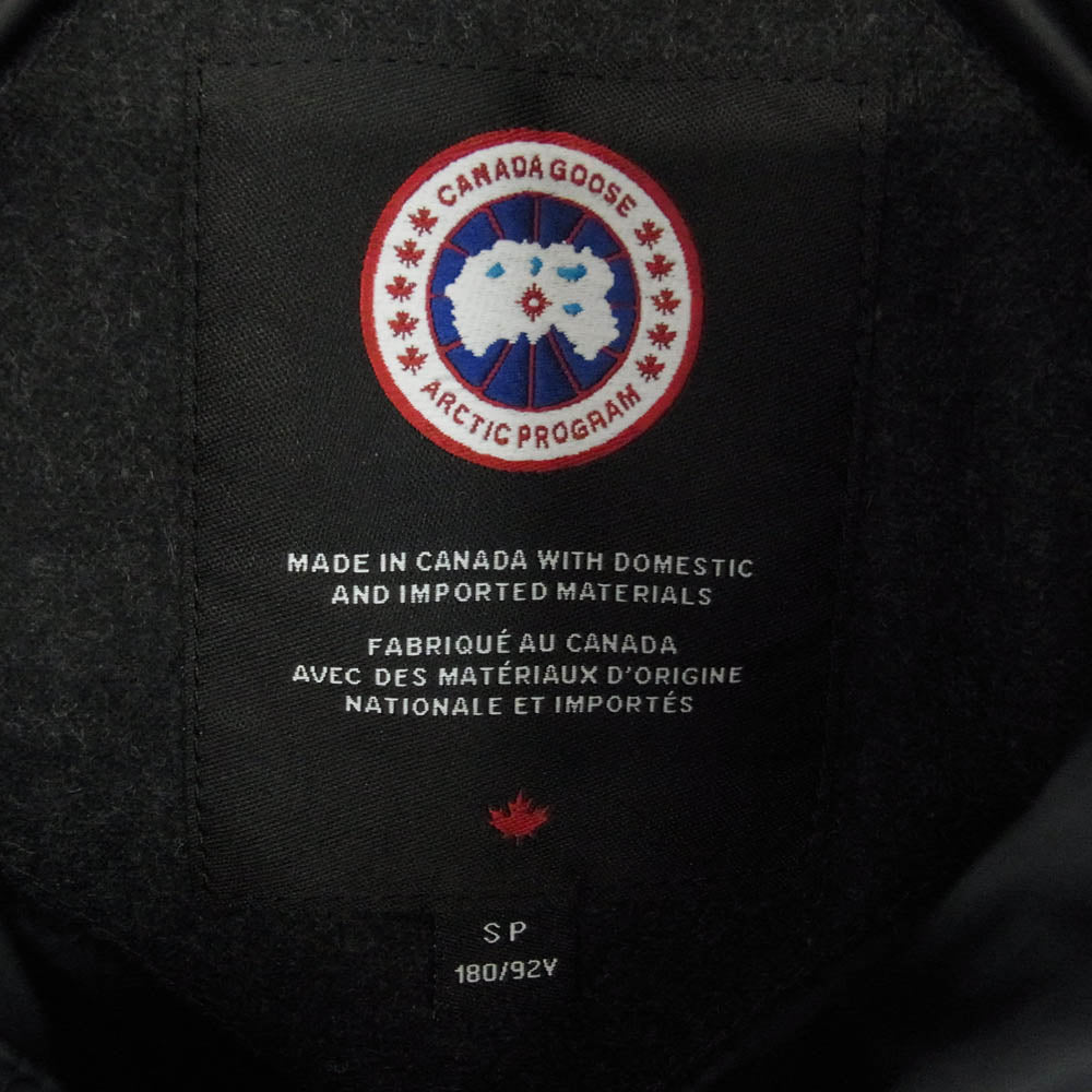CANADA GOOSE カナダグース 3804M1 MacMillan Parka Wool マクミランパーカ ウール ダウンジャケット ダークグレー系 S【中古】