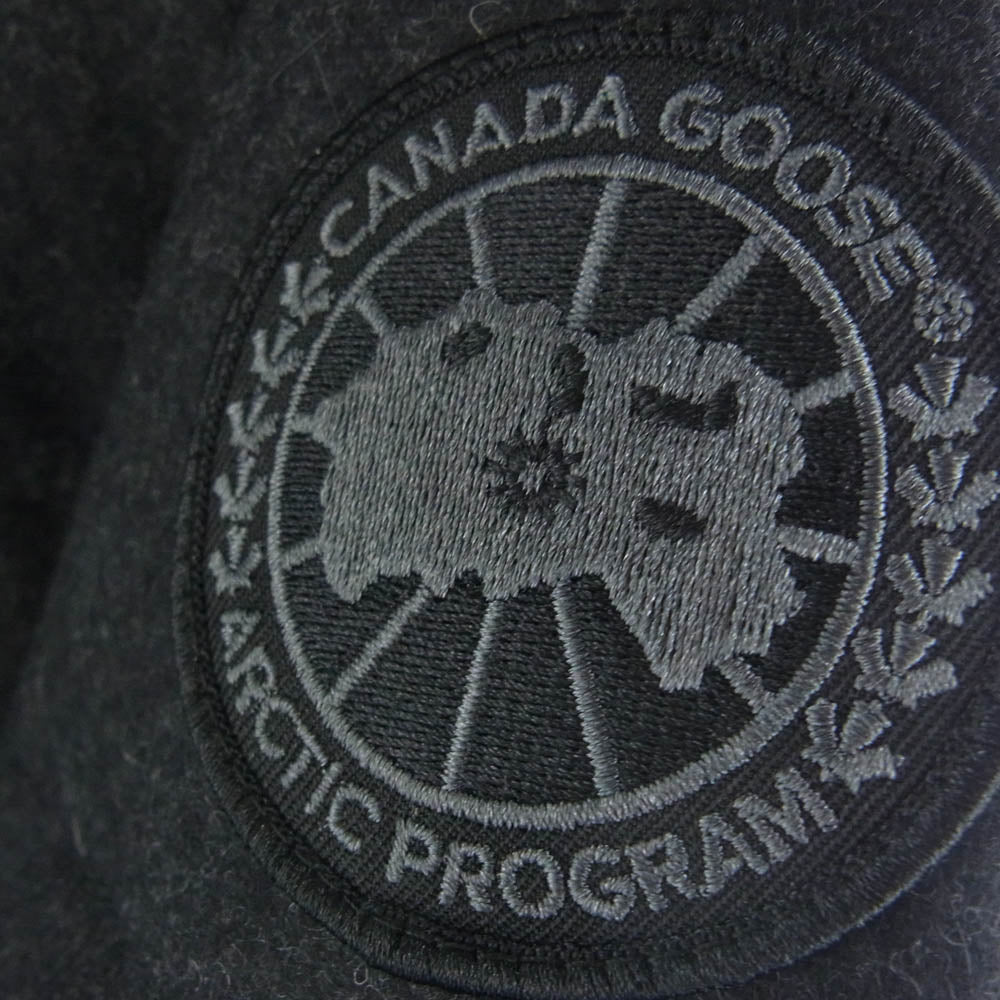 CANADA GOOSE カナダグース 3804M1 MacMillan Parka Wool マクミランパーカ ウール ダウンジャケット ダークグレー系 S【中古】