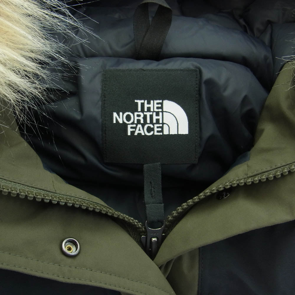 THE NORTH FACE ノースフェイス NDW92237 レディース Mountain Down Coat マウンテン ダウン コート ジャケット カーキ系 M【中古】