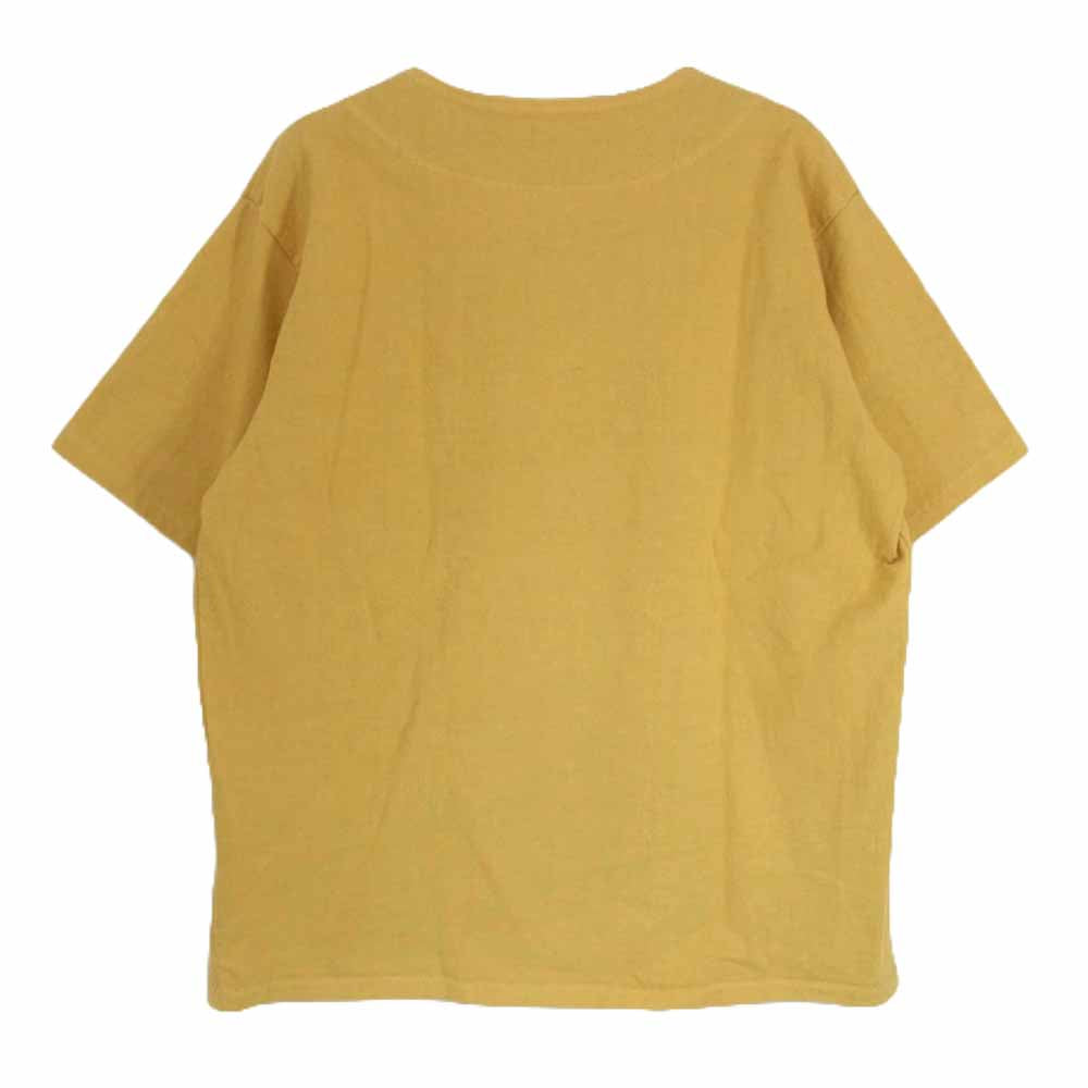GERUGA ゲルガ GR-C-105 VERY HEAVY POCKET T-S バイオウォッシュ Tシャツ マスタード系 5【中古】