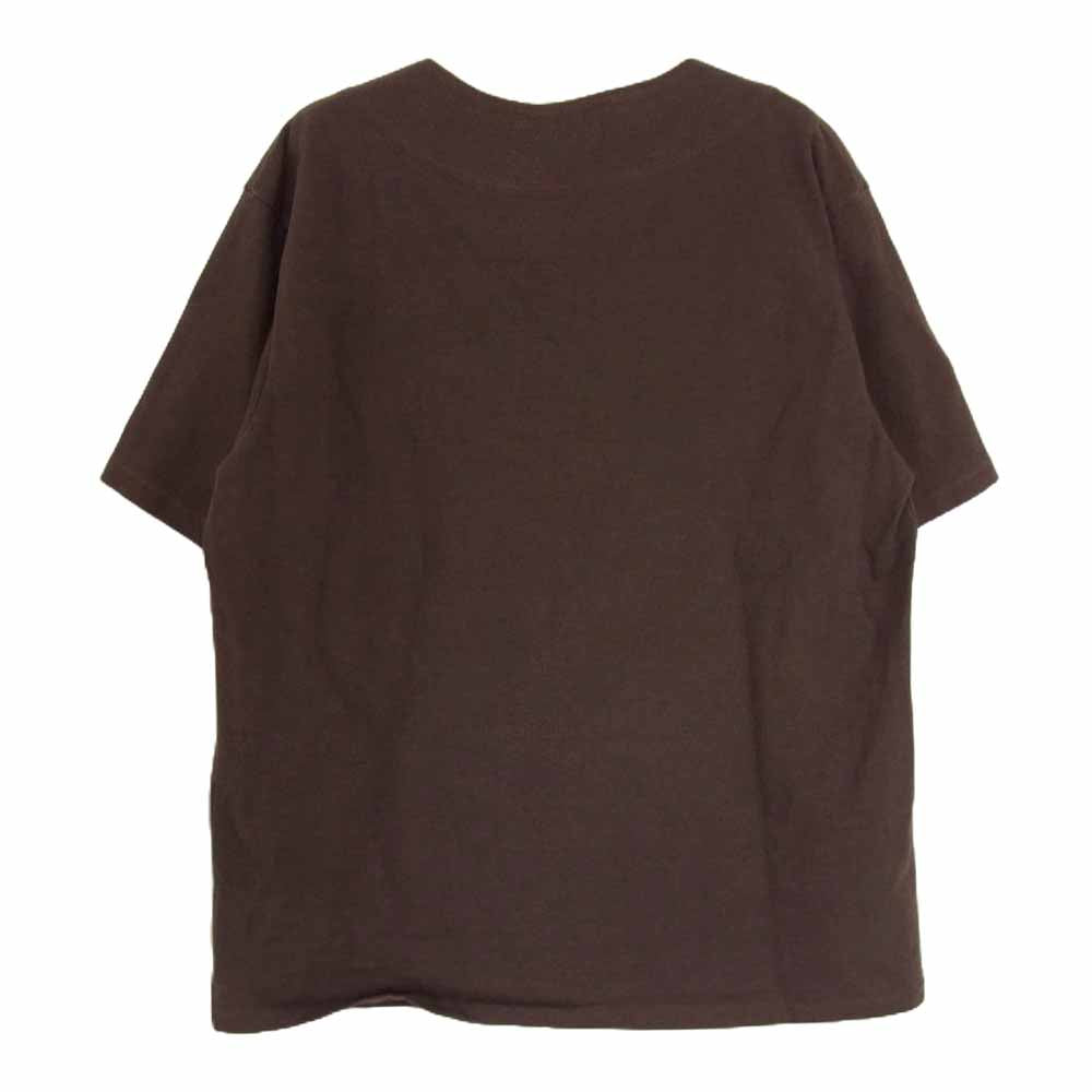 GERUGA ゲルガ GR-C-105 VERY HEAVY POCKET T-S バイオウォッシュ Tシャツ ブラウン系 5【中古】