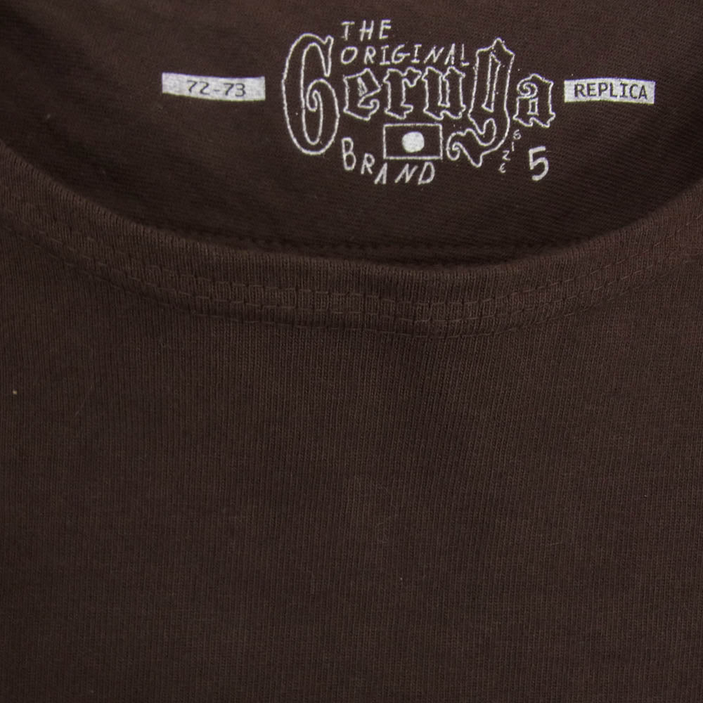 GERUGA ゲルガ GR-C-105 VERY HEAVY POCKET T-S バイオウォッシュ Tシャツ ブラウン系 5【中古】