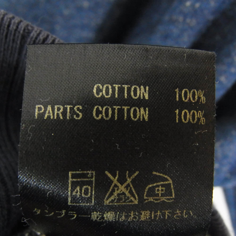 LOST CONTROL ロストコントロール Top Raglan Sweat Parka インディゴ スウェット プルオーバー パーカー ネイビー系 4【中古】
