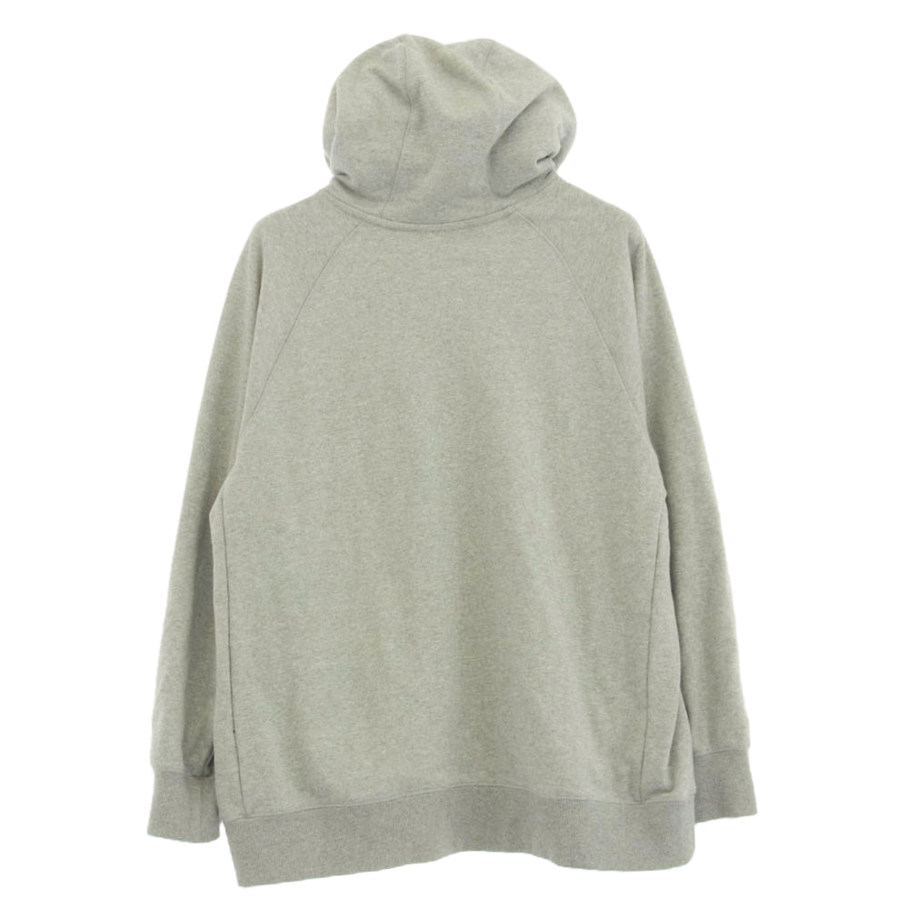 NANGA ナンガ NW2311-1F202 ECO HYBRID BOX LOGO SWEAT HOODIE エコ ハイブリッド ボックス ロゴ スウェット フーディー パーカー グレー系 L【中古】