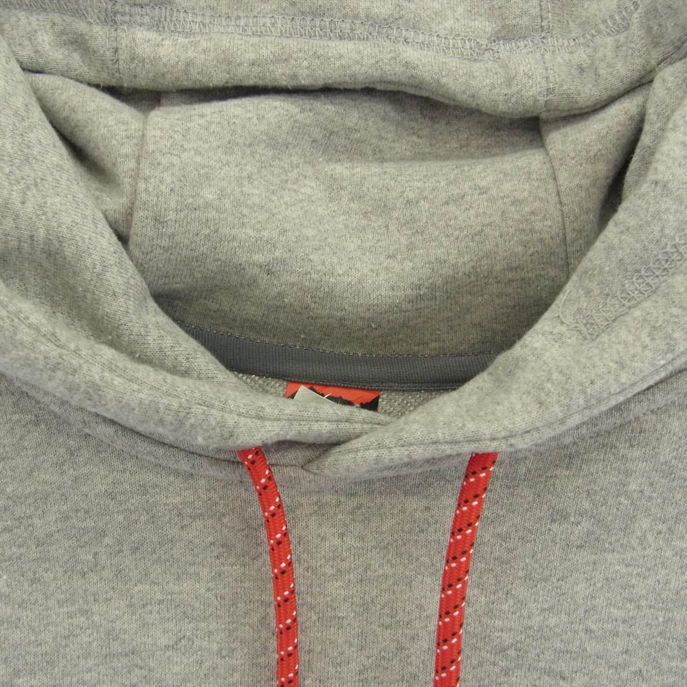 NANGA ナンガ NW2311-1F202 ECO HYBRID BOX LOGO SWEAT HOODIE エコ ハイブリッド ボックス ロゴ スウェット フーディー パーカー グレー系 L【中古】