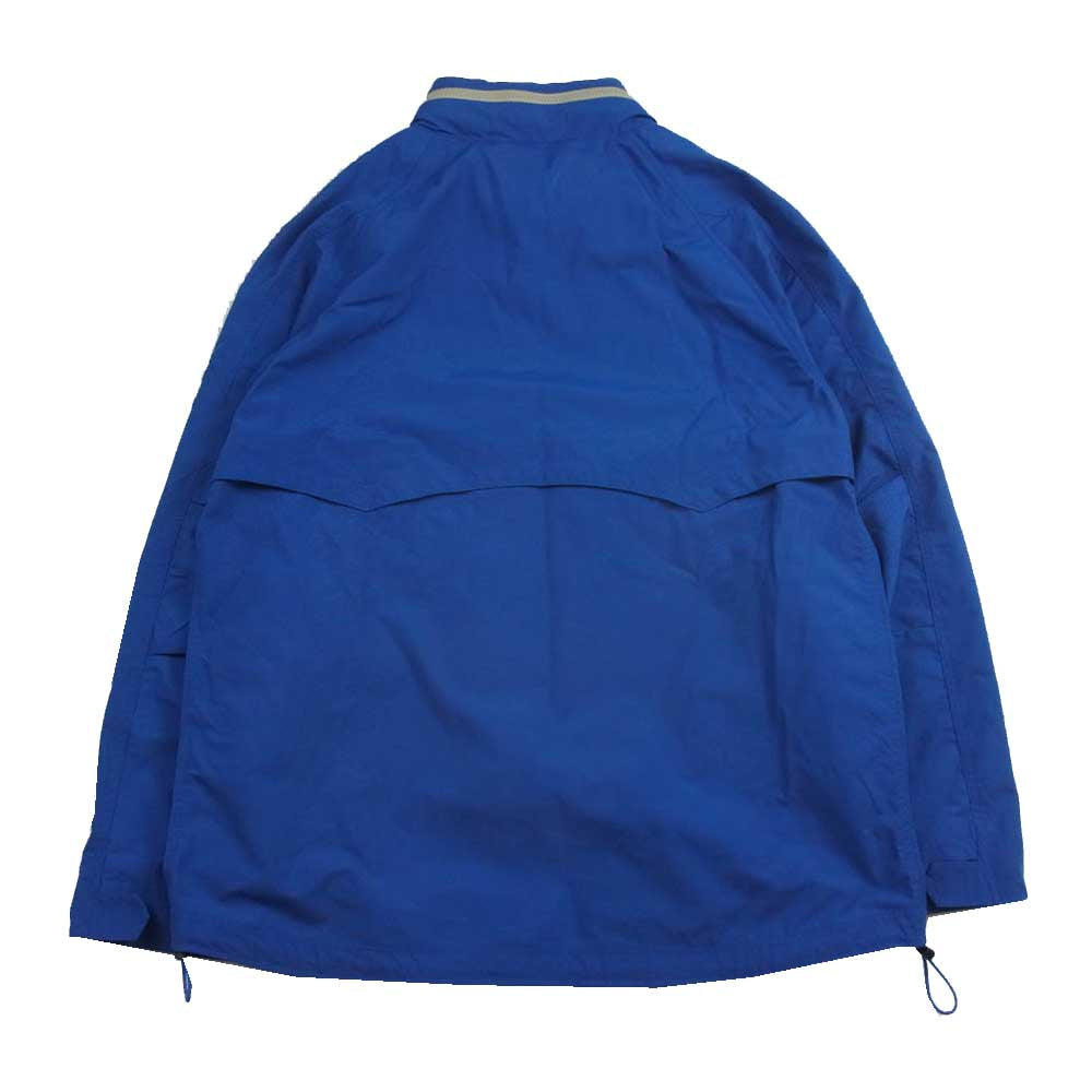 GERUGA ゲルガ JR-J-154A STAND COLLAR WIND BREAKER スタンドカラー ウインド ブレーカー ナイロン ジャケット ブルー系 4【中古】