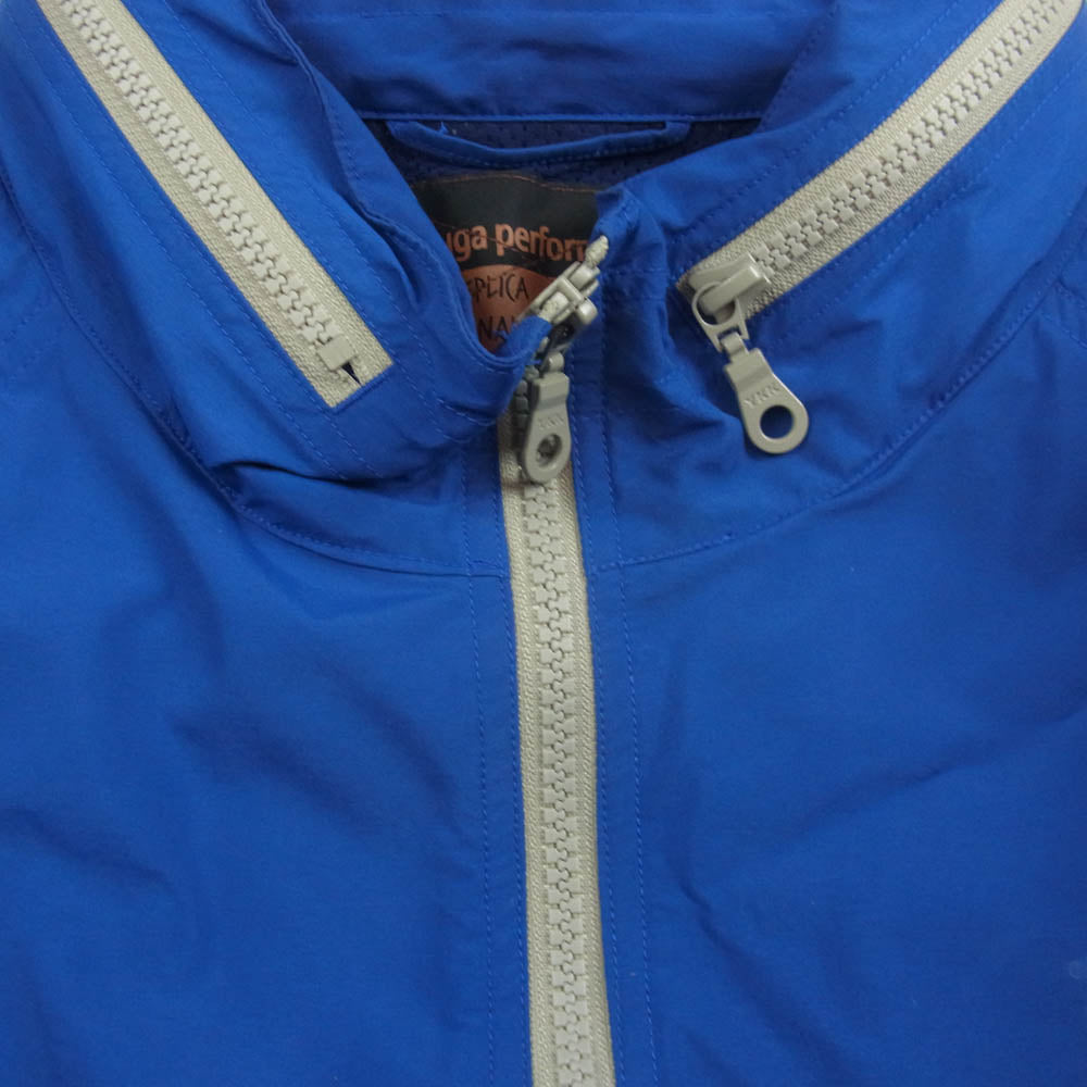 GERUGA ゲルガ JR-J-154A STAND COLLAR WIND BREAKER スタンドカラー ウインド ブレーカー ナイロン ジャケット ブルー系 4【中古】