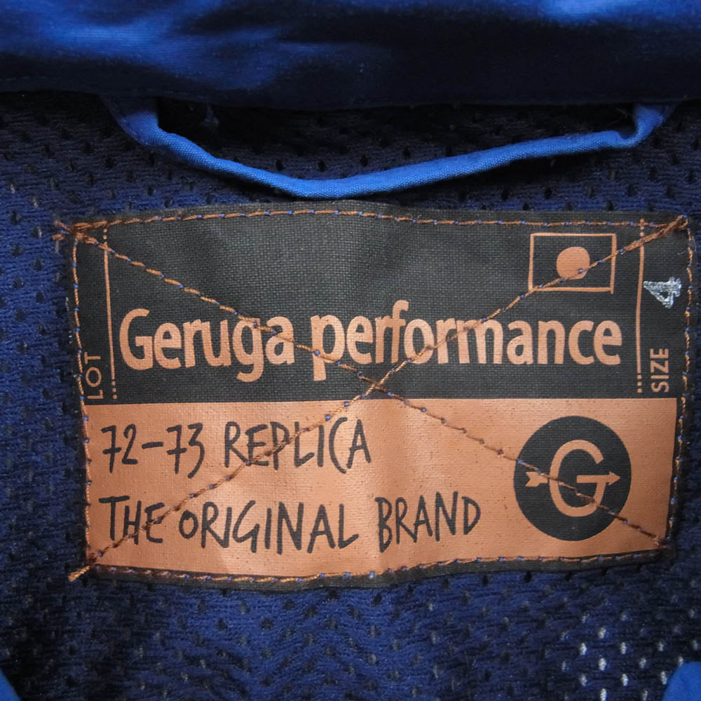 GERUGA ゲルガ JR-J-154A STAND COLLAR WIND BREAKER スタンドカラー ウインド ブレーカー ナイロン ジャケット ブルー系 4【中古】