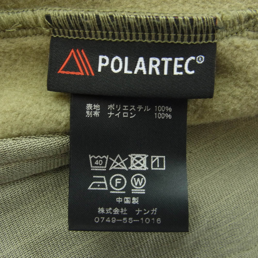 NANGA ナンガ NW2241-1D509 POLARTEC FLEECE ZIP BLOUSON フリース ジャケット グリーン系 XL【中古】