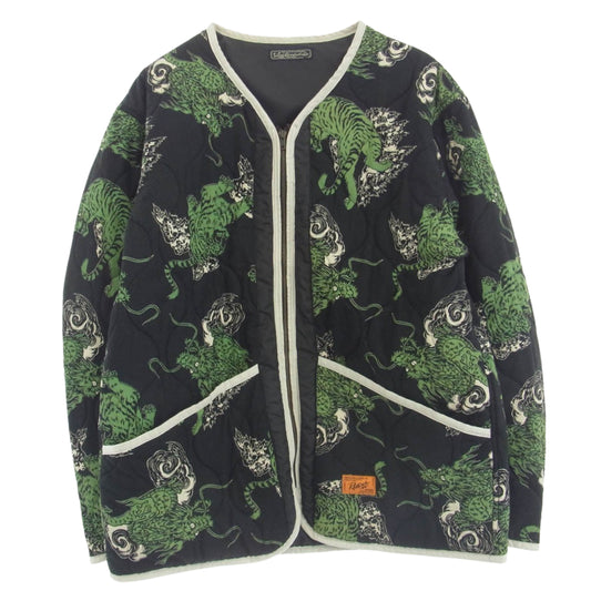 LOST CONTROL ロストコントロール Quilted Liner JK Tiger&Dragon キルティング ライナー ジャケット ブラック系 3【中古】