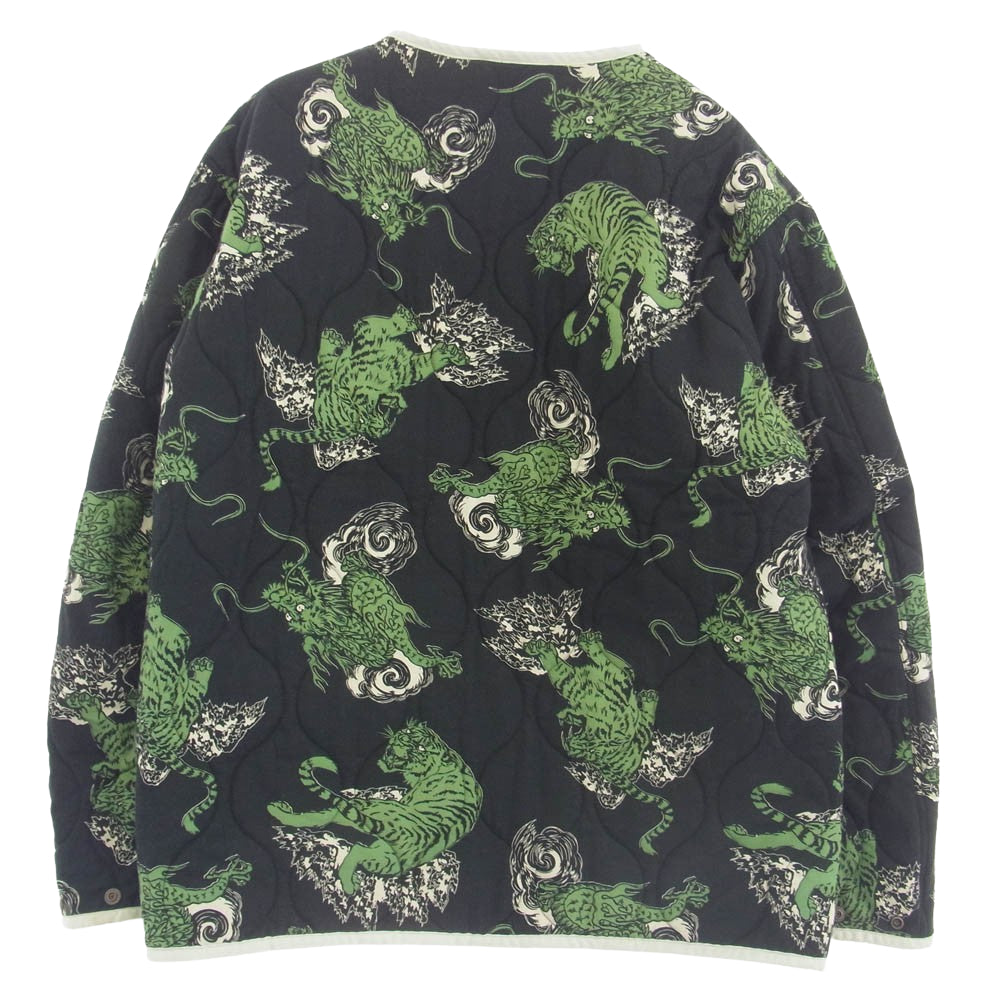 LOST CONTROL ロストコントロール Quilted Liner JK Tiger&Dragon キルティング ライナー ジャケット ブラック系 3【中古】