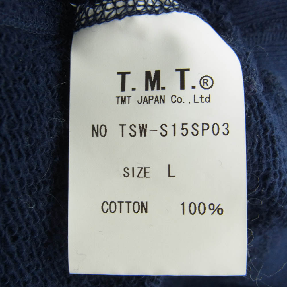 TMT ティーエムティー TSW-S15SP03 YOURS BIG 3 プルオーバー パーカー 星条旗 ネイビー系 L【中古】