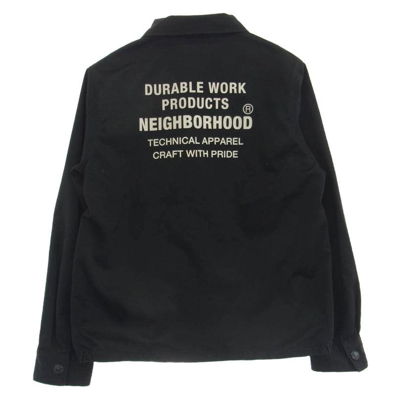 NEIGHBORHOOD ネイバーフッド 13AW 132-ARNH-JKM03 スイングトップ ジップアップ ジャケット フロントバック プリント ブラック系 M【中古】