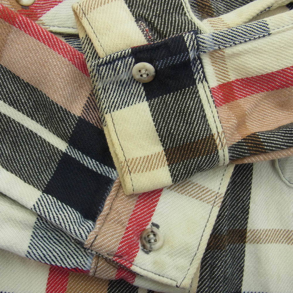 FIVE BROTHER ファイブブラザー 70s～80s USA製 チェック 長袖 シャツ SIZE L マルチカラー系 L【中古】