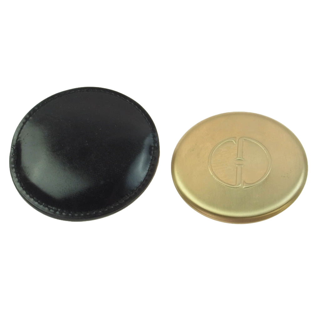 GUCCI グッチ コンパクト ミラー 鏡 ブラック系【中古】