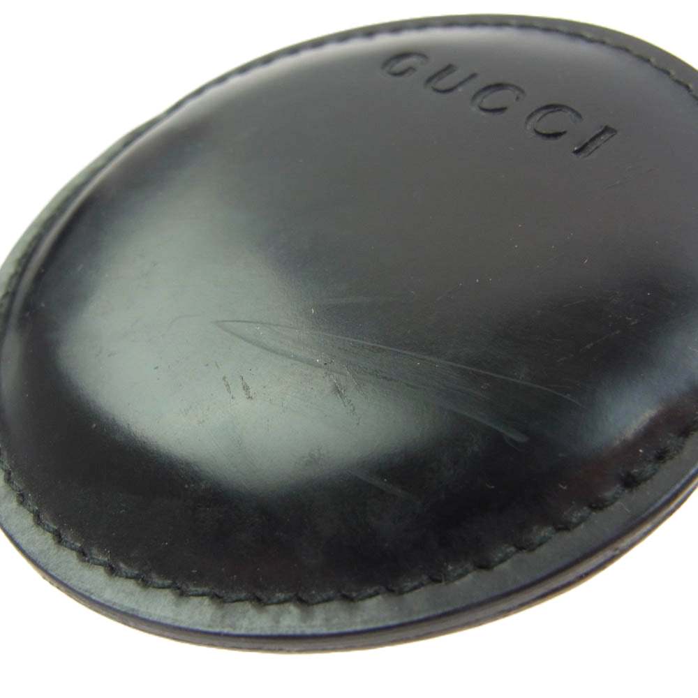 GUCCI グッチ コンパクト ミラー 鏡 ブラック系【中古】