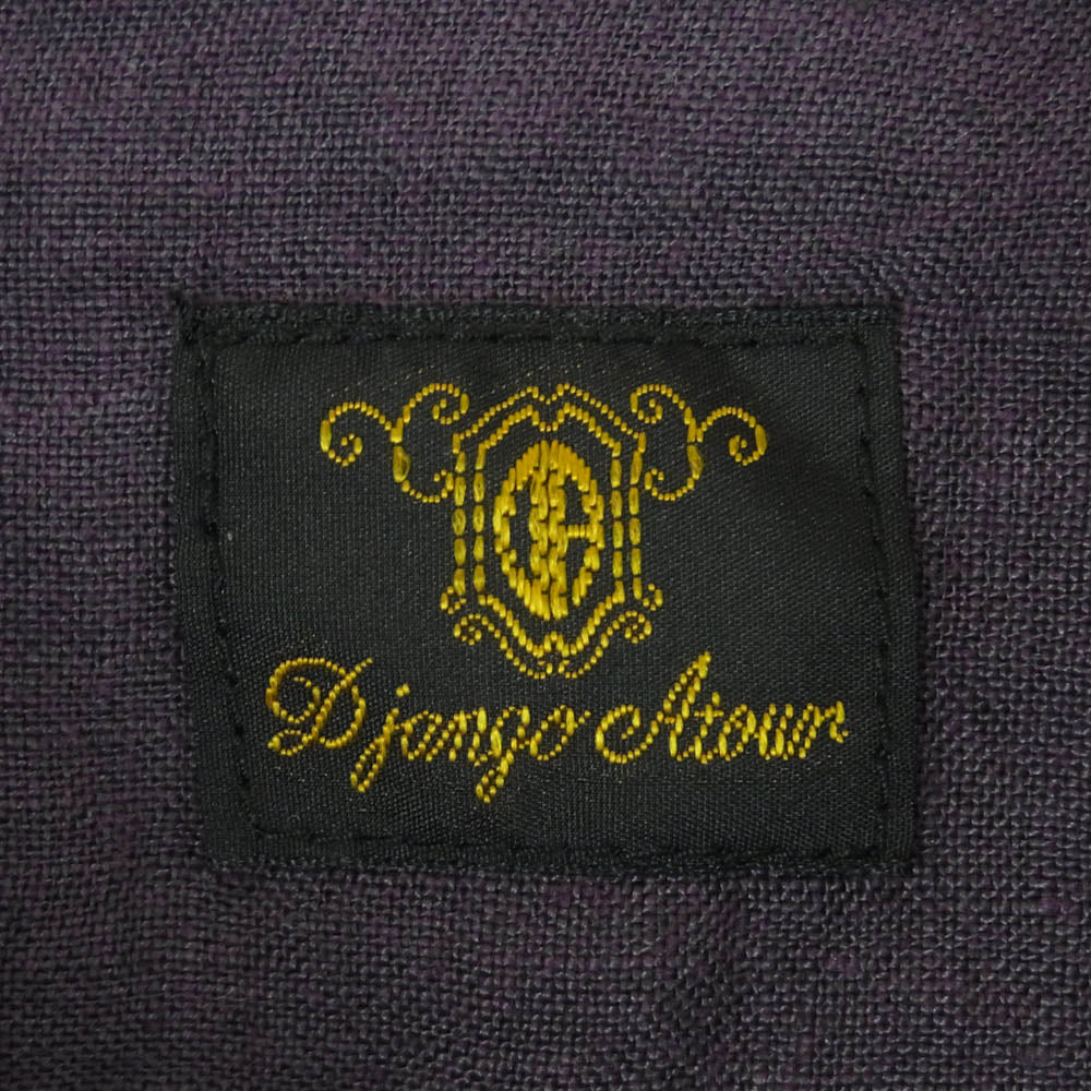 ジャンゴアトゥール DS-48B french widespread linen shirt クラシック フレンチ ワイドスプレッド リネン 長袖 シャツ パープル系 S【中古】